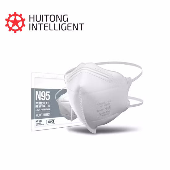 Automatic Fold Face Mask Making Machine with Breathing Valve