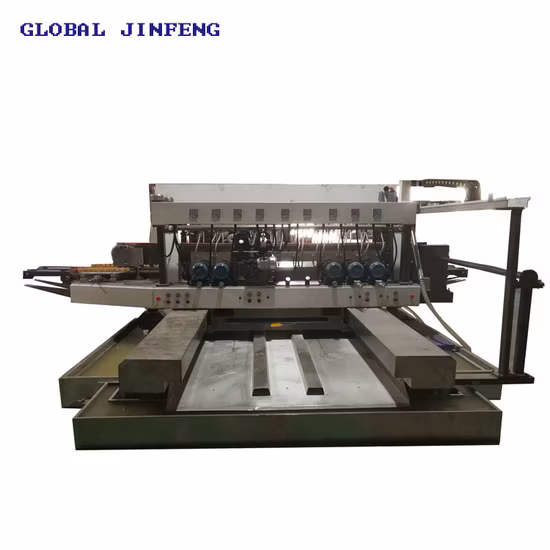 Glass Straight Line Double Edger Grinding and Polishing Processing Machine with Ce Certificate (Jfsz